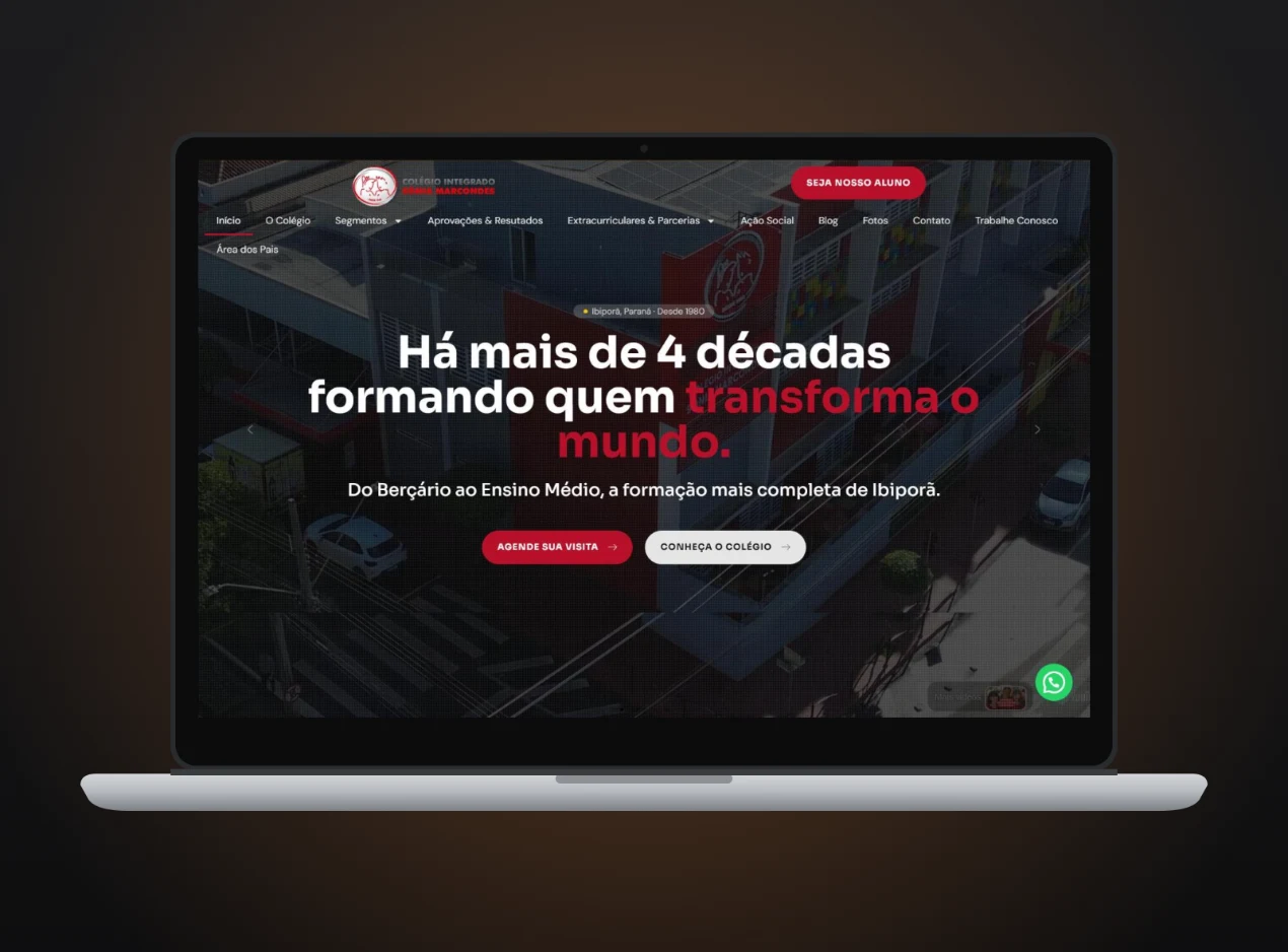 Site Colégio Sônia Marcondes